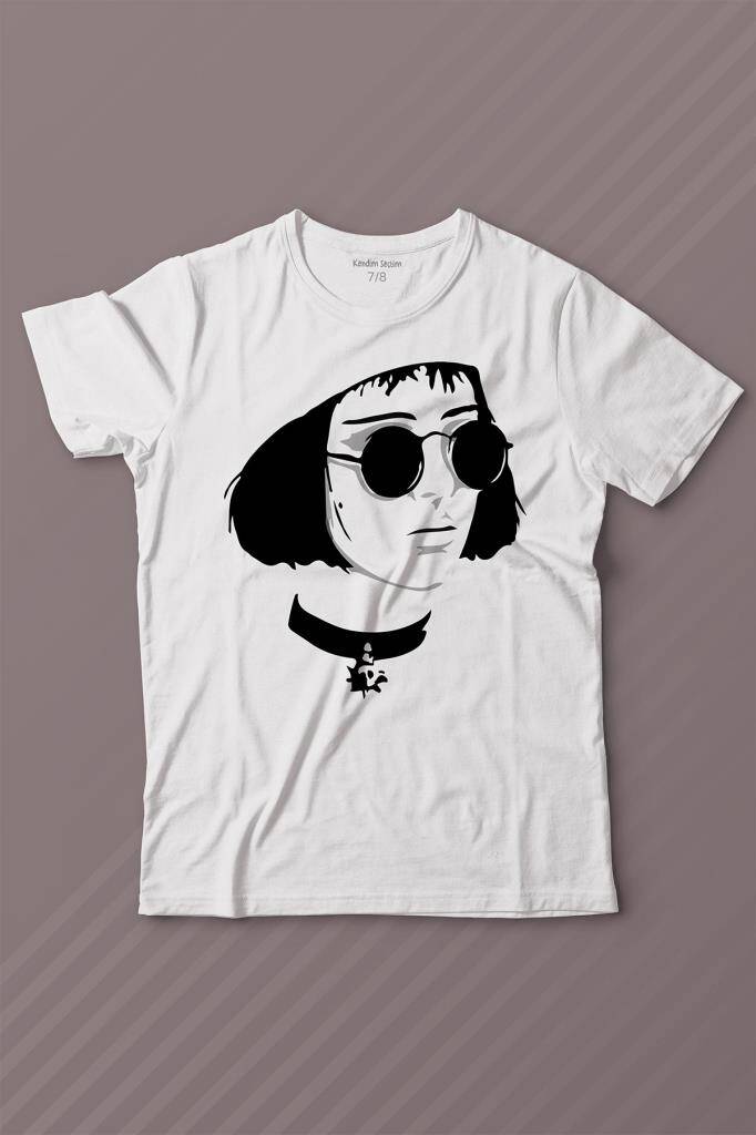 Mathilda Leon Sevginin Gücü Leon The Professional Film Baskılı Tişört Çocuk T-shirt - 1