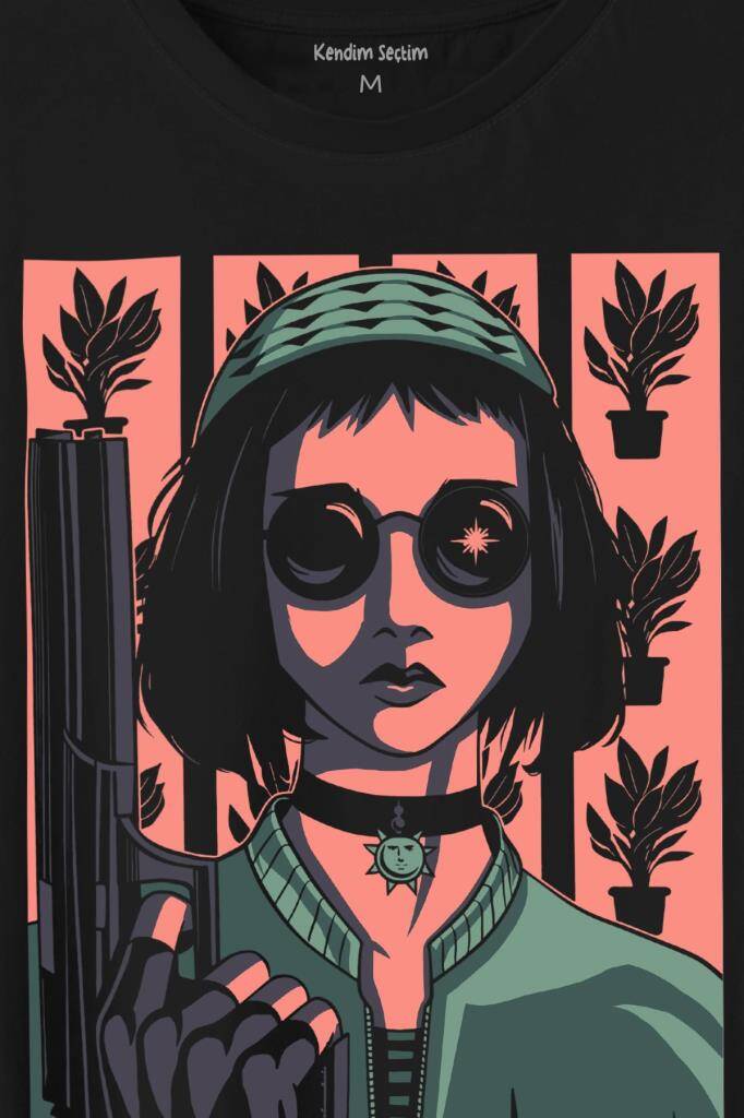 Mathilda Leon Sevginin Gücü Leon The Professional Film Baskılı Tişört Unisex T-Shirt - 2