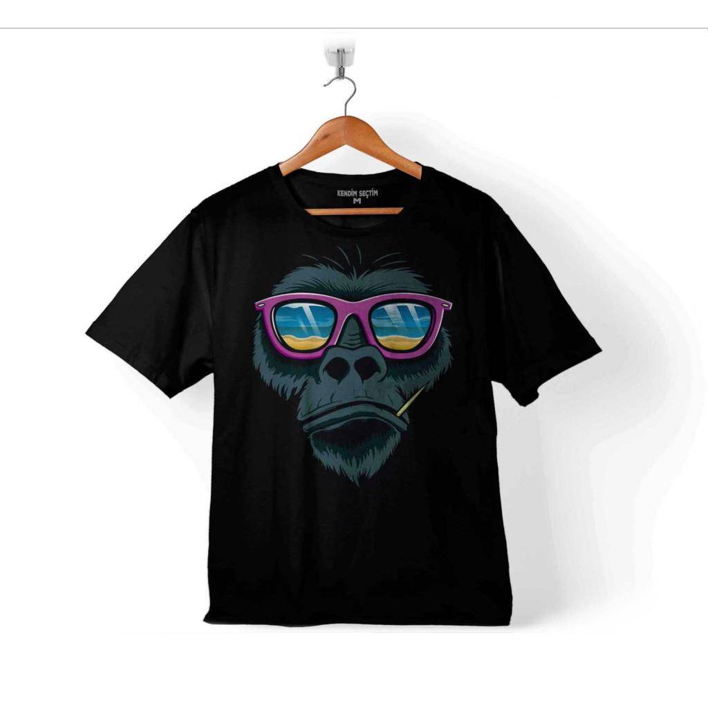 MAYMUN GÖZLÜKLÜ MONKEY GLASSES ÇOCUK TİŞÖRT - 1
