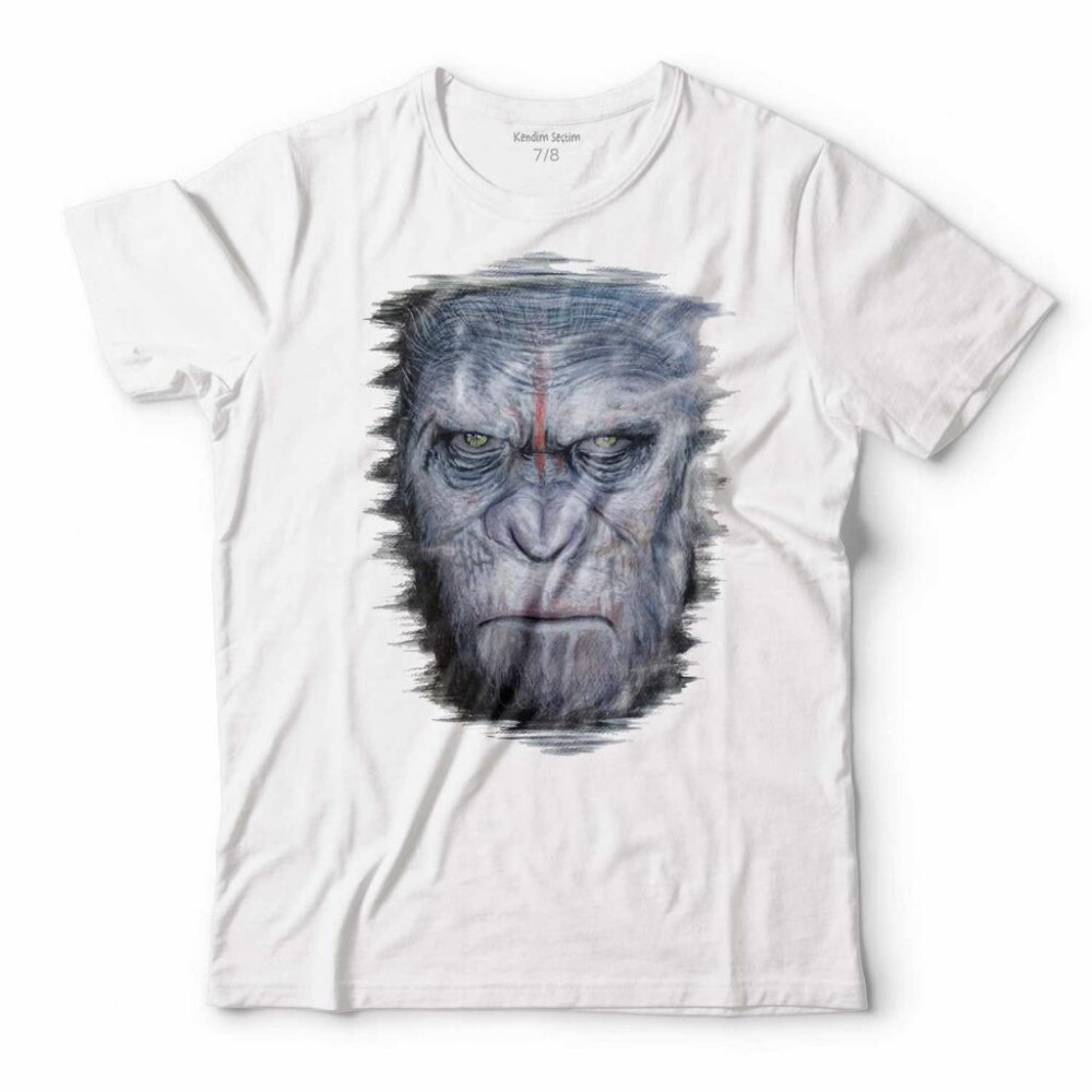 MAYMUNLAR CEHENNEMİ CAESAR EVRİM EVOLUTION MAYMUN WAR PLANET APES ÇOCUK TİŞÖRT - KENDİM SEÇTİM