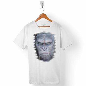 MAYMUNLAR CEHENNEMİ CAESAR EVRİM EVOLUTION MAYMUN WAR PLANET APES ERKEK TİŞÖRT - 1