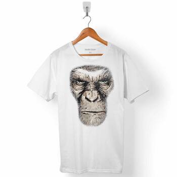 MAYMUNLAR CEHENNEMİ CAESAR EVRİM EVOLUTION MAYMUN WAR PLANET APES ERKEK TİŞÖRT - 1