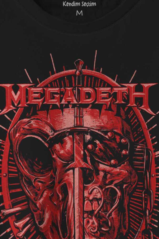 Megadeth Lamb Of God Baskılı Tişört Unisex T-shirt - 2
