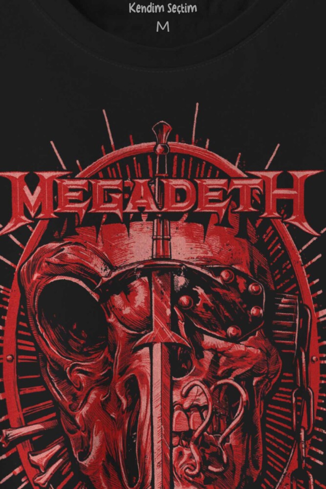 Megadeth Lamb Of God Baskılı Tişört Unisex T-shirt - 2