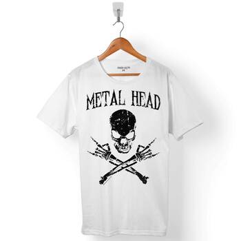 METAL HEAD SKULL KURU KAFA METALLICAERKEK TİŞÖRT - 1