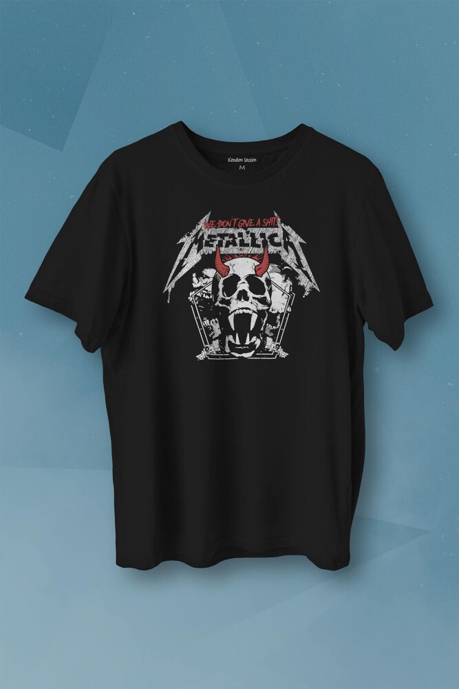 Metallica Baskılı Tişört Unisex T-shirt - 1