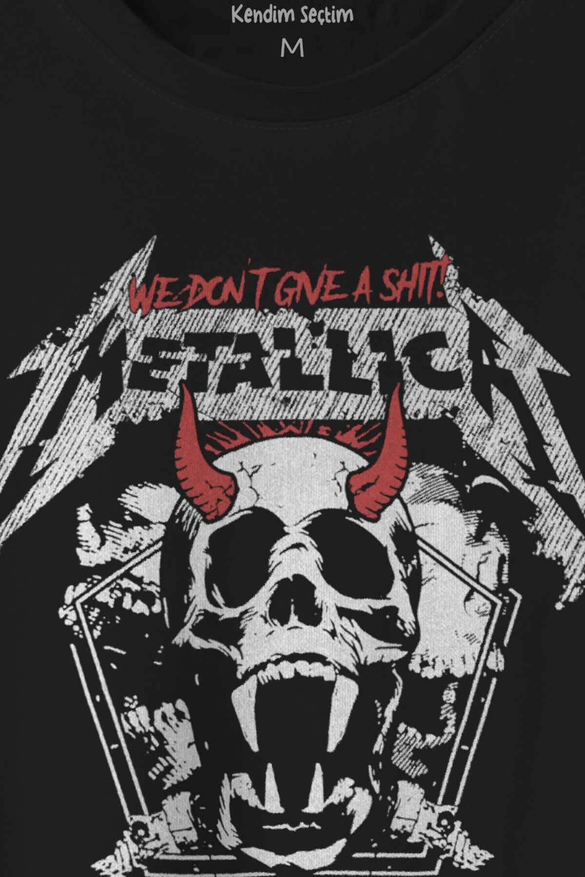 Metallica Baskılı Tişört Unisex T-shirt - 2