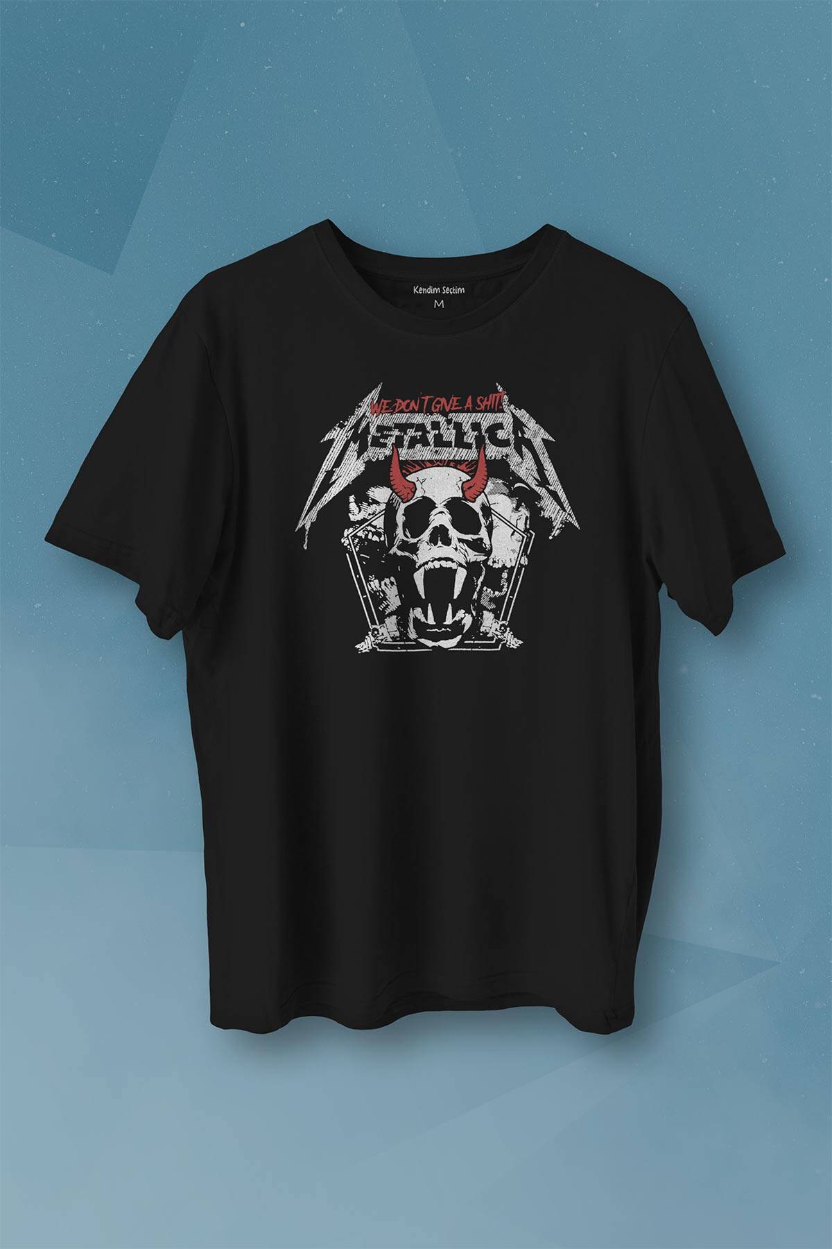 Metallica Baskılı Tişört Unisex T-shirt - 1