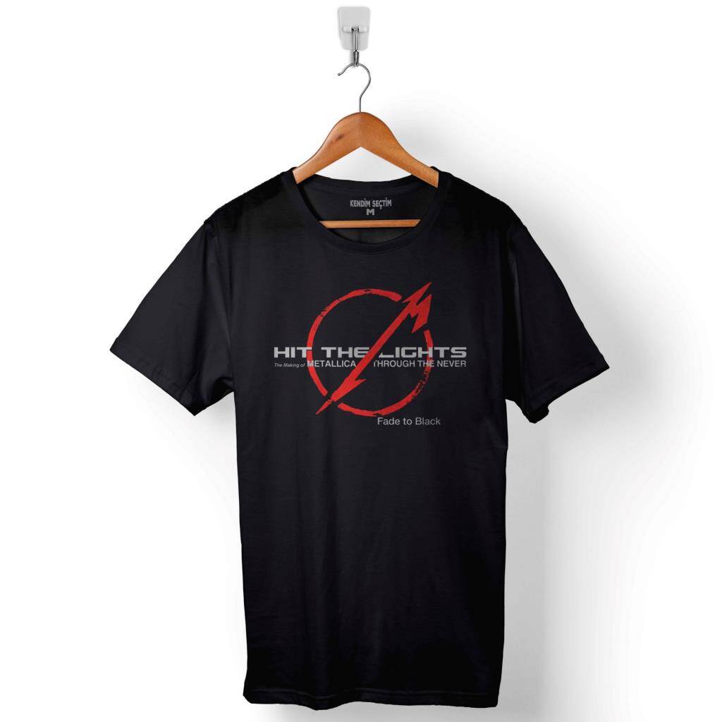 Metallica Fade To Black Trough The Never Baskılı Tişört Unisex T-Shirt - 1