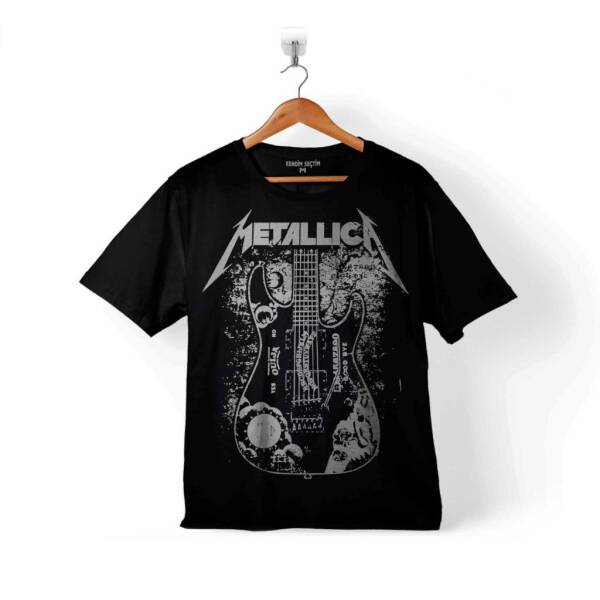 METALLİCA KİRK OUİJA BOARD GUİTAR ROCK GİTAR ÇOCUK TİŞÖRT - 1