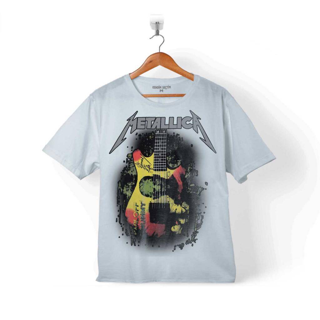 METALLİCA KİRK OUİJA BOARD GUİTAR ROCK GİTAR ÇOCUK TİŞÖRT - 1