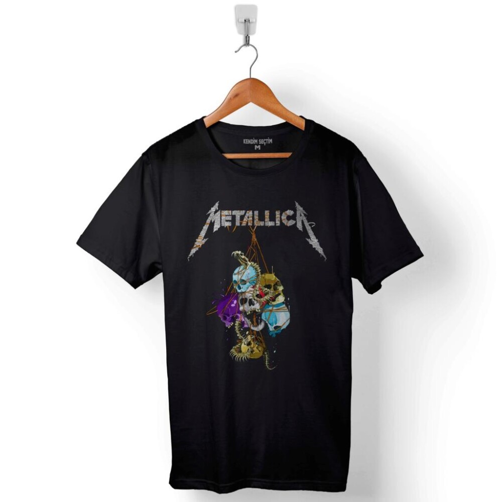 Metallica Seher Snake Blo Copıa Baskılı Tişört Unisex T-Shirt - 1