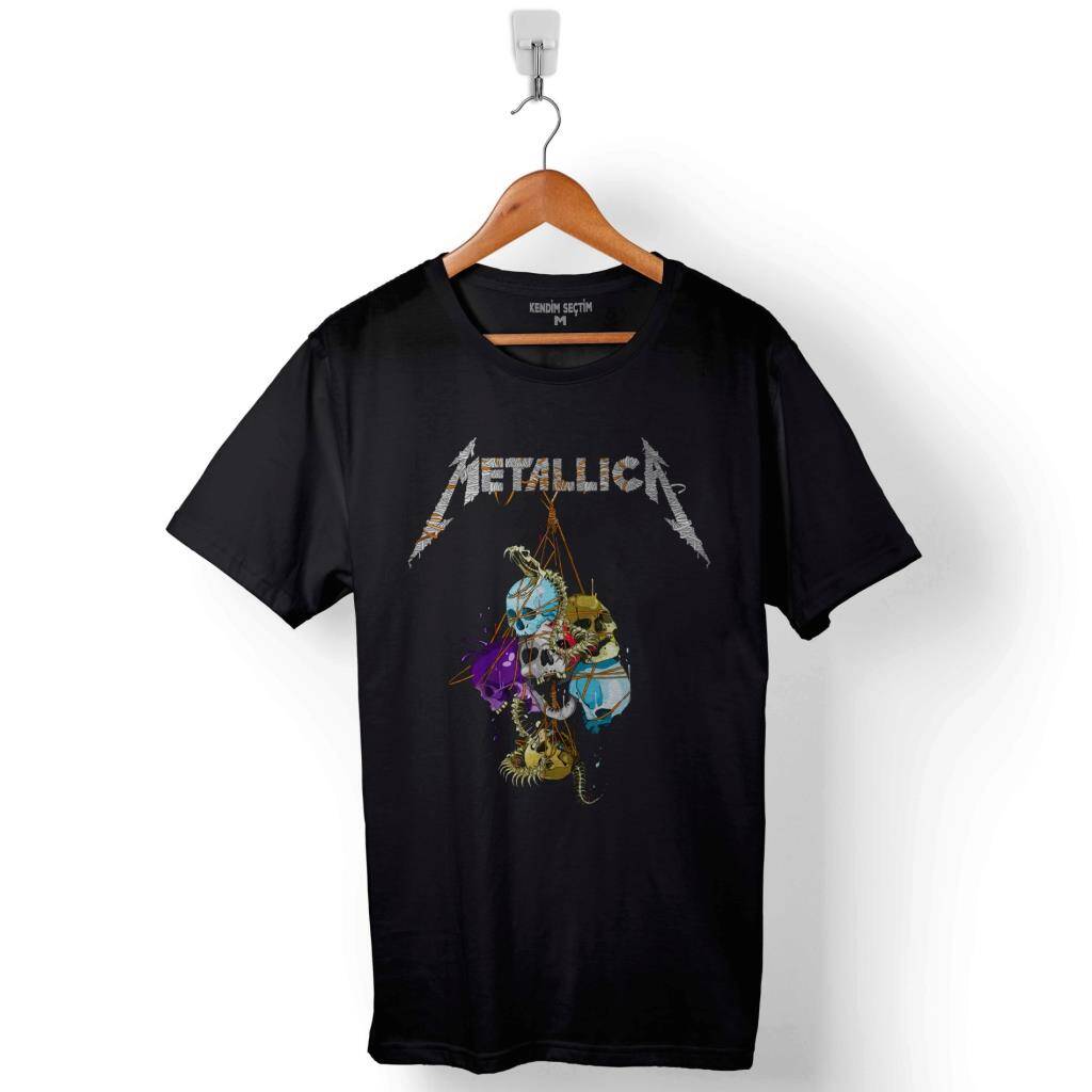 Metallica Seher Snake Blo Copıa Baskılı Tişört Unisex T-Shirt - 1