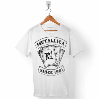 METALLICA SINCE 1981 LOGO ERKEK TİŞÖRT - 1