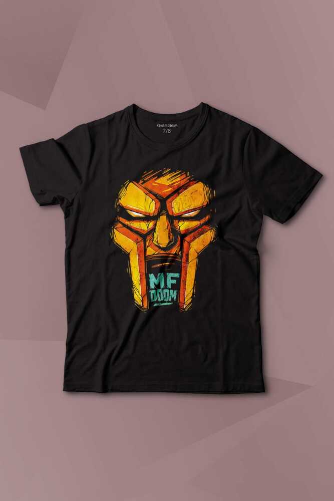 Mf Doom Hip Hop Doomsday J Dilla Rap Baskılı Çocuk Tişört Kısa Kollu - 1
