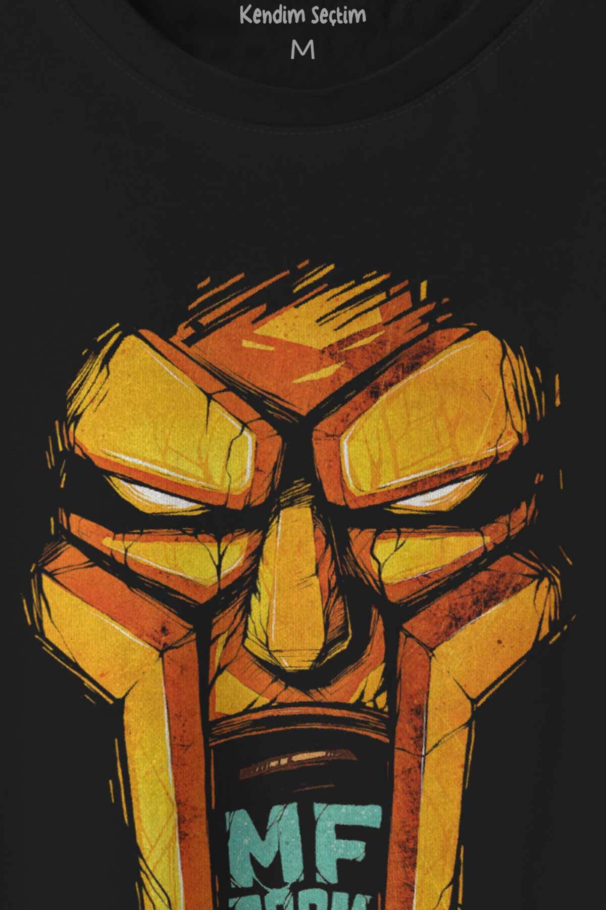 Mf Doom Hip Hop Doomsday J Dilla Rap Baskılı Tişört Unisex T-shirt - 2