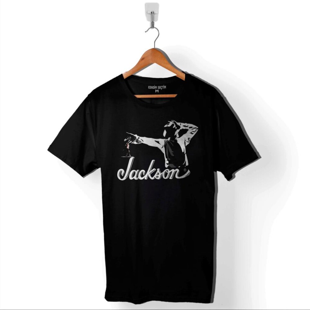 Michael Jackson Dance Moon Light Dancing Dans Baskılı Tişört Unisex T-Shirt - 1