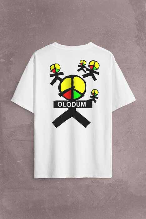 Michael Jackson Olodum They Dont Don'T Care Sırt Ön Baskılı Oversize Tişört Unisex T-Shirt - 2