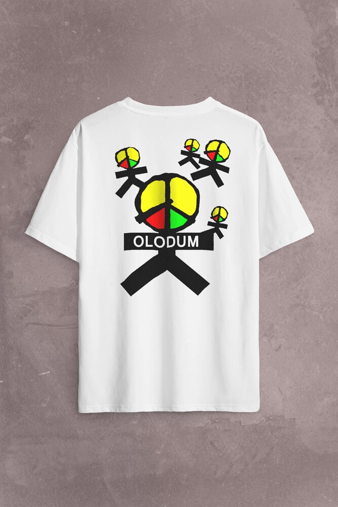 Michael Jackson Olodum They Dont Don'T Care Sırt Ön Baskılı Oversize Tişört Unisex T-Shirt (1)