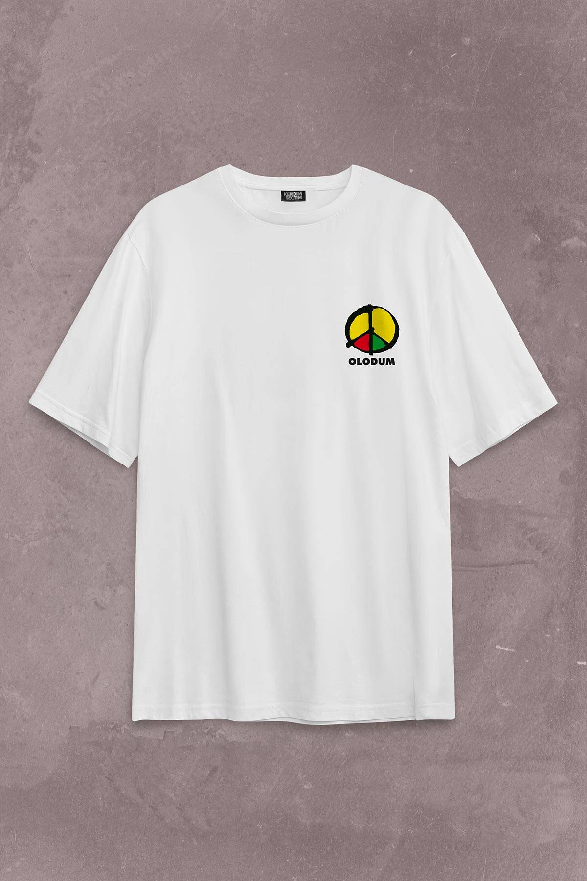 Michael Jackson Olodum They Dont Don'T Care Sırt Ön Baskılı Oversize Tişört Unisex T-Shirt - 1