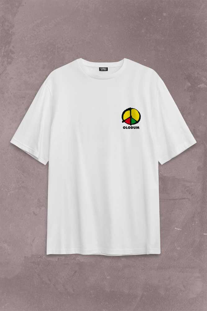 Michael Jackson Olodum They Dont Don'T Care Sırt Ön Baskılı Oversize Tişört Unisex T-Shirt - 1