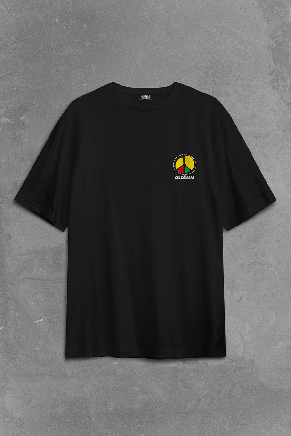 Michael Jackson Olodum They Dont Don'T Care Sırt Ön Baskılı Oversize Tişört Unisex T-Shirt - 1