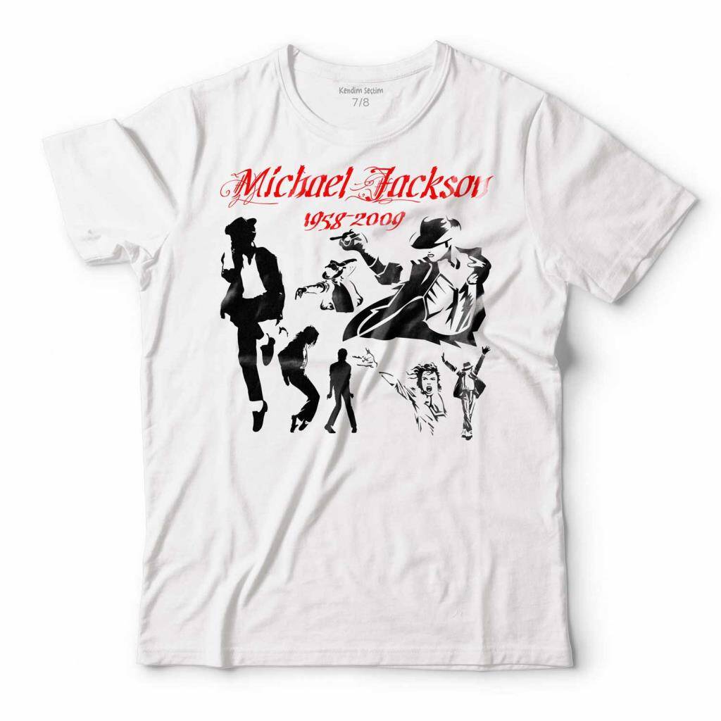 MICHAEL JACKSON SULHOUETTE ÇOCUK TİŞÖRT - 1
