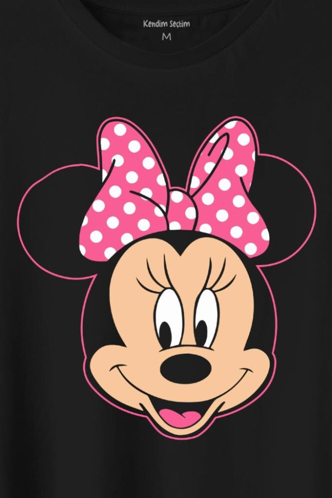 Mickey Mınnıe Mouse Çocuk Kız Baskılı Tişört Unisex T-Shirt (1)