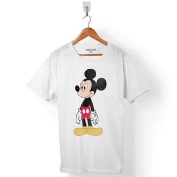 MICKEY MOUSE MIKI LOGO ERKEK TİŞÖRT - 1