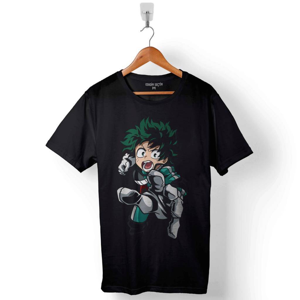 Mıdorıya Izuku Boku No My Hero Academica Baskılı Tişört Unisex T-Shirt - 1