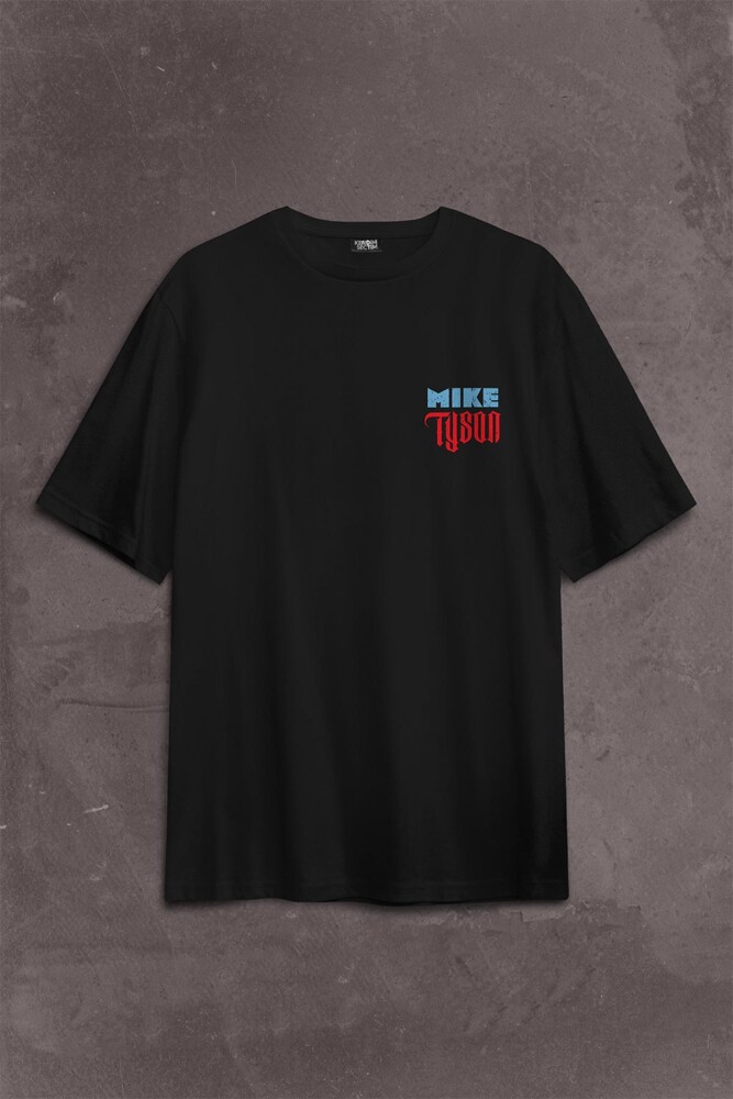 Mike Tyson Boks Box Spor Kral Ring Sırt Ön Baskılı Oversize Tişört Unisex T-Shirt - 2