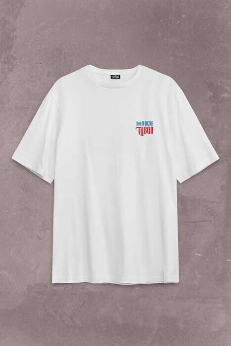 Mike Tyson Boks Box Spor Kral Ring Sırt Ön Baskılı Oversize Tişört Unisex T-Shirt - 2