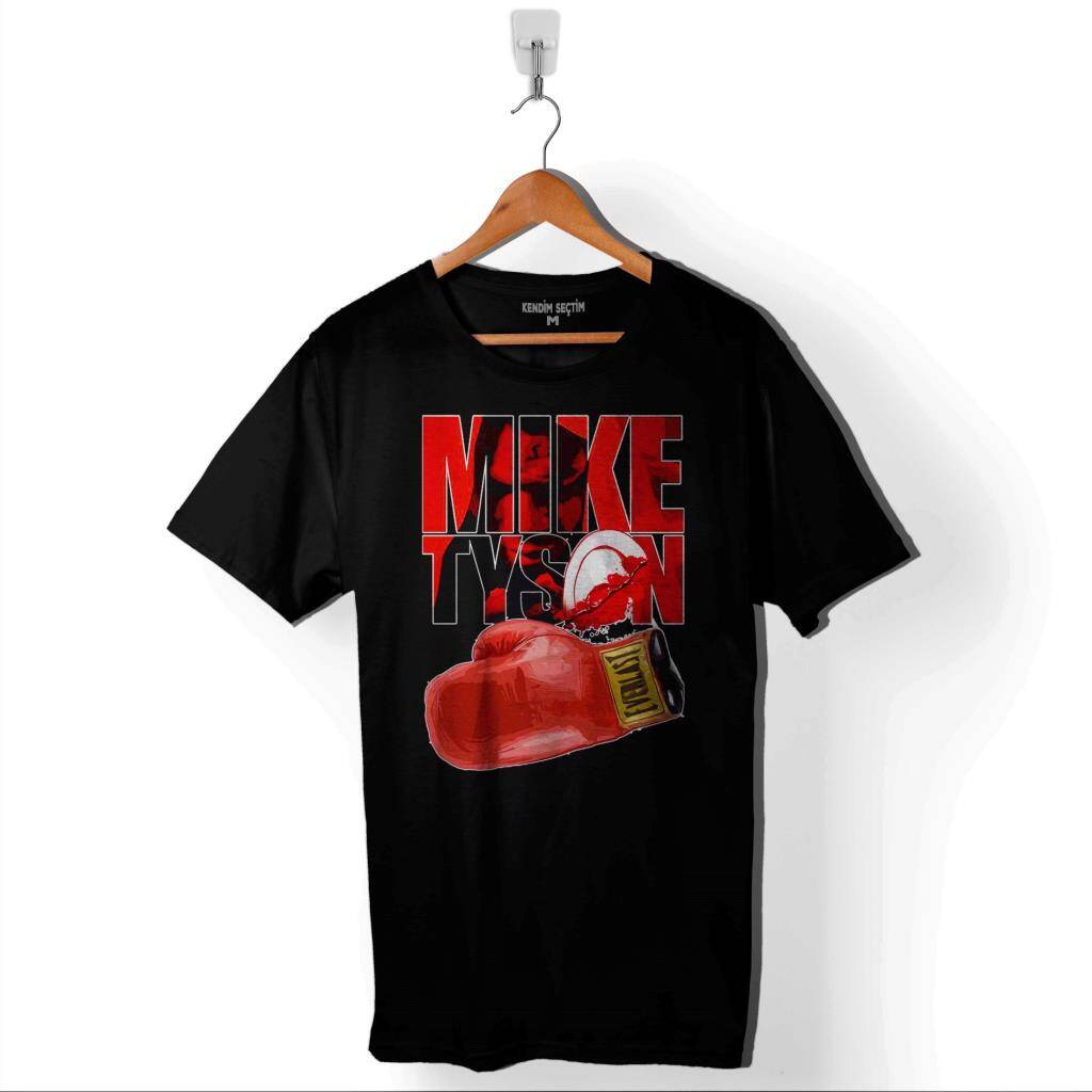 Mıke Tyson Boks Dövüş Boksör Şampiyon Champions Baskılı Tişört Unisex T-Shirt - 1