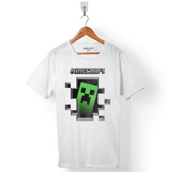 MINECRAFT CREEPER INSIDE ERKEK TİŞÖRT - 1
