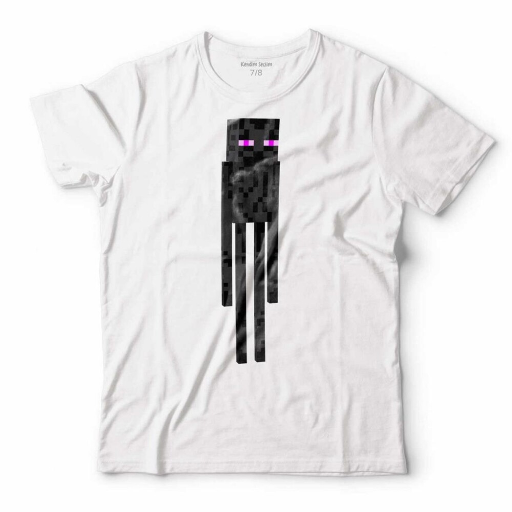 MINECRAFT ENDERMAN ENDER MAN ÇOCUK TİŞÖRT - KENDİM SEÇTİM