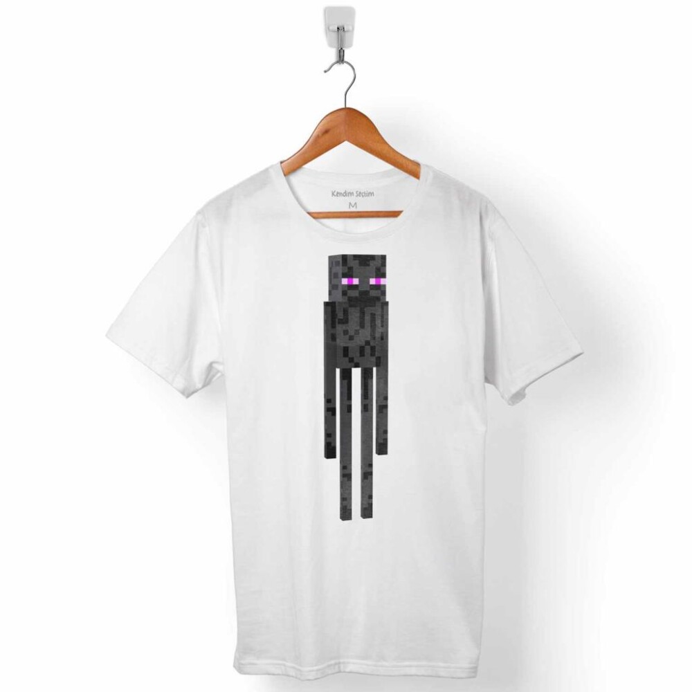 MINECRAFT ENDERMAN ENDER MAN ERKEK TİŞÖRT - 1