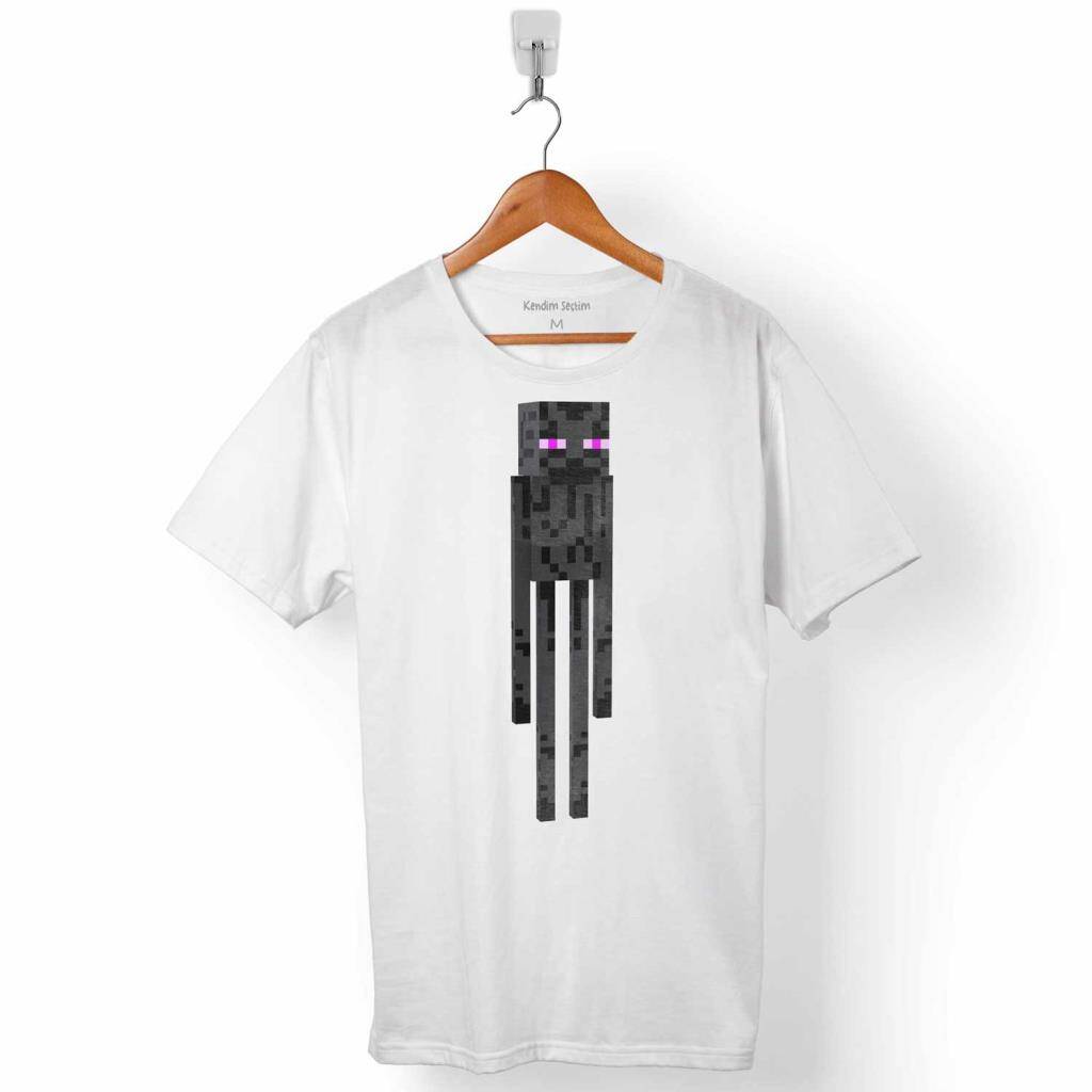 MINECRAFT ENDERMAN ENDER MAN ERKEK TİŞÖRT - 1
