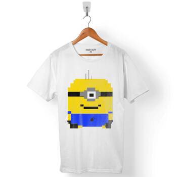 MINECRAFT MINIONS MİNYONLAR MINIONCRAFT ERKEK TİŞÖRT - 1