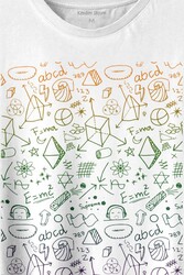 Minimal Drawing Çizim Geometrik Renk Baskılı Tişört Unisex T-shirt - 2