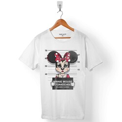 MINNIE MINI MOUSE HAPİSHANE ERKEK TİŞÖRT - 1
