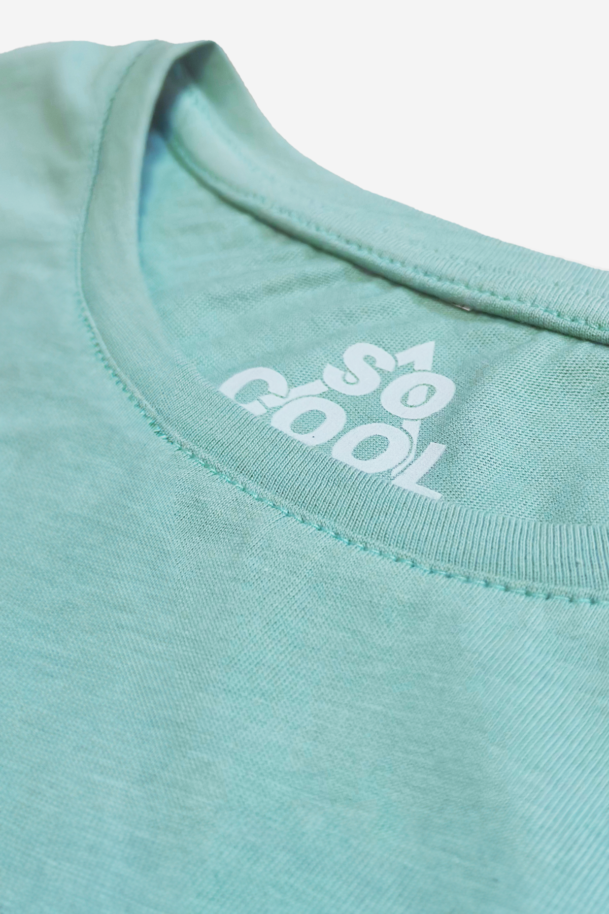 Mint Yeşil Renk Crop T-shirt Eat Sleep Train Repeat Baskılı Kadın Tişört Baby Tee (1)