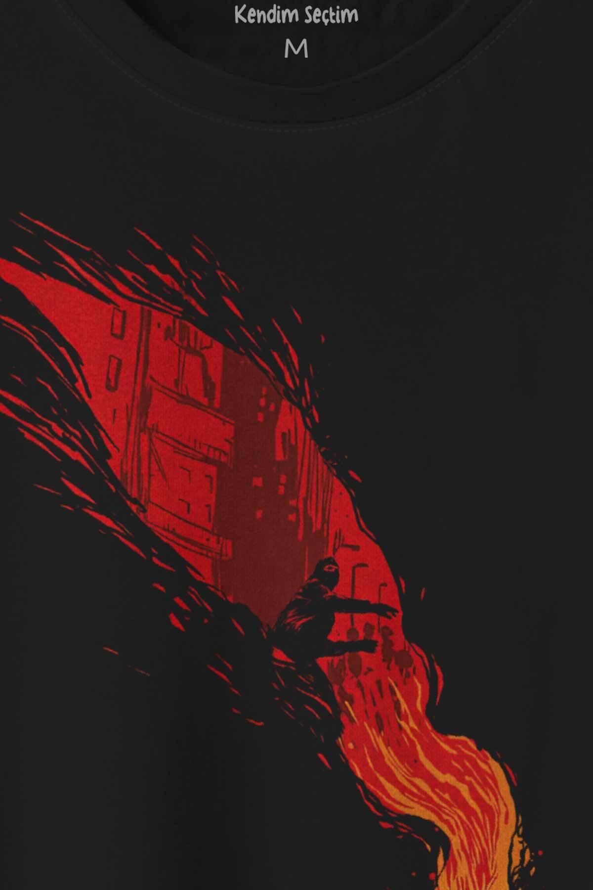 Molotof Rebel Molotov Asi Baskılı Tişört Unisex T-shirt (1)