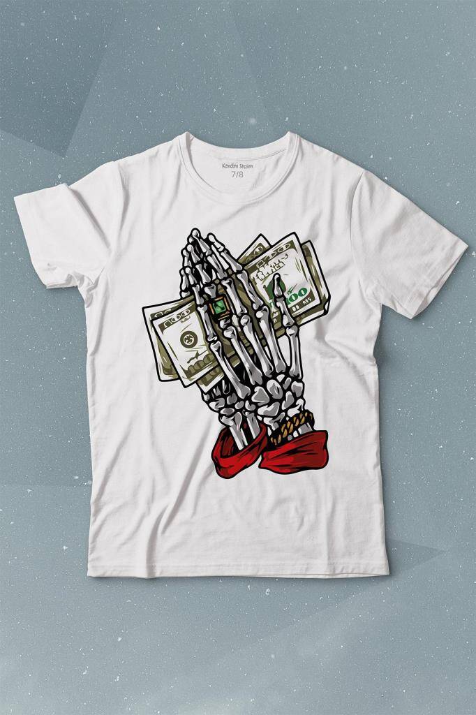 Money My Pocket Baskılı Tişört Çocuk T-shirt - 1