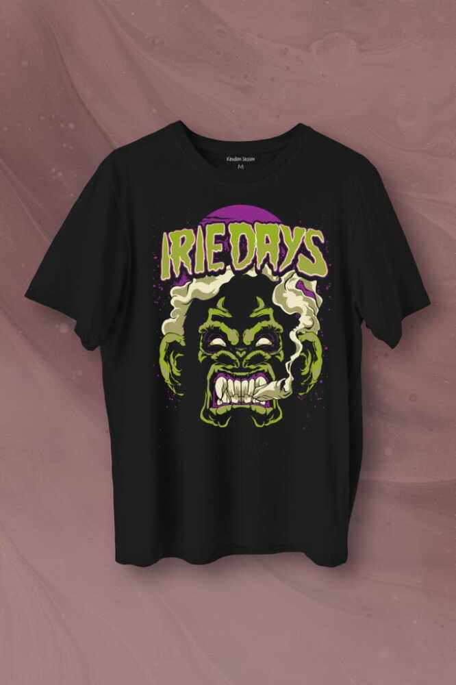 Monkey Head Days Color Renkli Maymun Animal Baskılı Tişört Unisex T-Shirt - 1