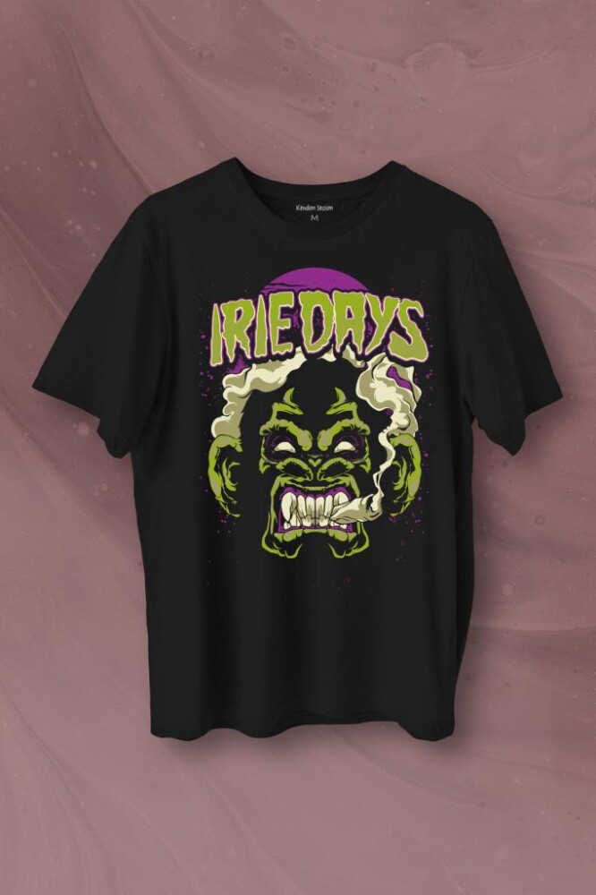 Monkey Head Days Color Renkli Maymun Animal Baskılı Tişört Unisex T-Shirt - 1