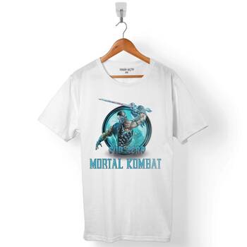 MORTAL KOMBAT SUB ZERO LOGO ERKEK TİŞÖRT - 1