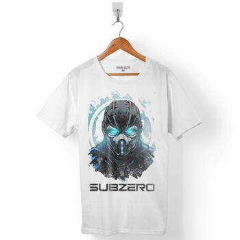 MORTAL KOMBAT SUB ZERO LOGO ERKEK TİŞÖRT - 1