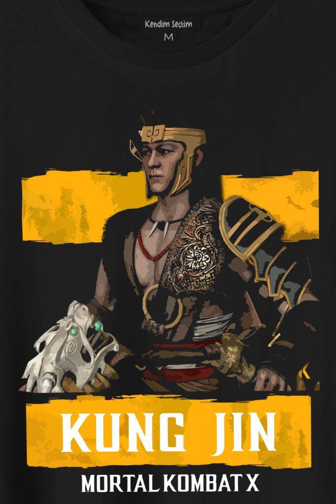 Mortal Kombat X Kung Jin Baskılı Tişört Unisex T-Shirt - 2