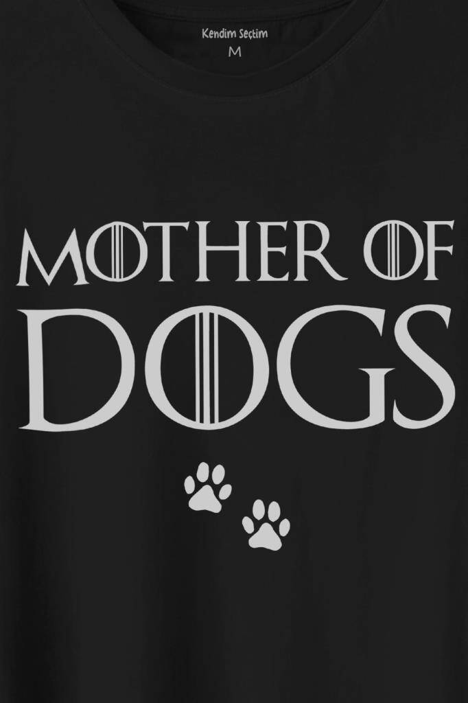 Mother Of Dog Mam Köpek Babası Hayvansever Veteriner Baskılı Tişört Unisex T-Shirt - 2