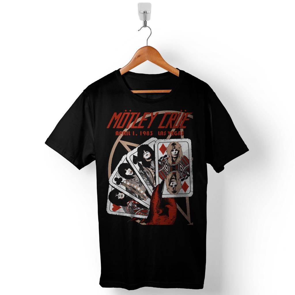 Mötley Crüe Heavy Metal Music Baskılı Tişört Unisex T-Shirt - 1